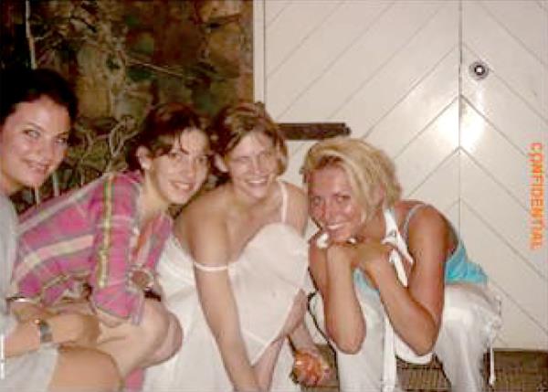 Various females on Island in 2006 including Nadia Marcinkova.