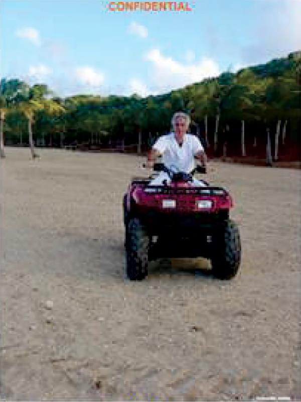  Jeffrey Epstein in 2006 on Little St. James Island.