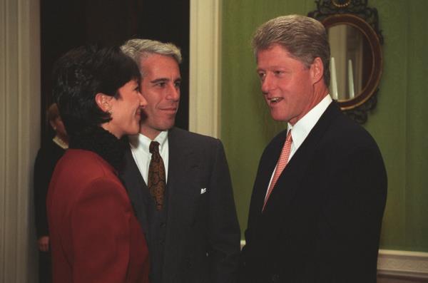 New photos of infamous sex offender Jeffrey Epstein and associate Ghislaine Maxwell at the Clinton White House.