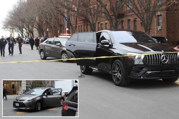 The retired officer allegedly shot the other motorist in the leg.