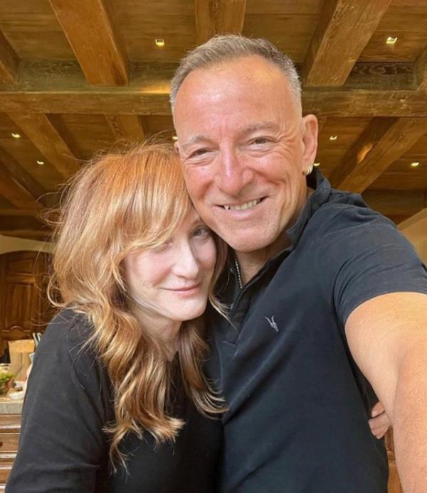Bruce Springsteen and Patti Scialfa in an Instagram selfie. 